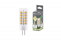 Лампа светодиодная TDM Electric G4 3W 3000K прозрачная SQ0340-0093