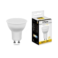Лампа светодиодная LED 7вт 230в GU10 теплая FERON LB-26 25289