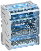 TEKFOR Шины на DIN-рейку (кросс-модуль) ШНК 4х7 3L+PEN IEK TF-DN10-4-07-100