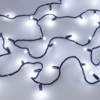 Гирлянда светодиодная декоративная ARD-STRING-CLASSIC-1000-BLACK-100LED-MILK-PULSE White (230V, 7W) (ARDCL, IP65) Arlight 031652