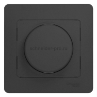 Диммер поворотный Systeme Electric Glossa Антрацит GSL000734