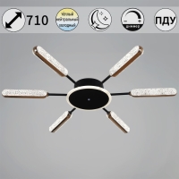 Потолочная люстра Reluce 08290-0.3-06 BK+GD