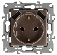 Розетка 2P+E со шторками с 2xUSB Эра 12-4109-13 Б0047847