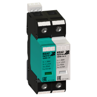 Ограничитель импульсных перенапряжений (УЗИП) 1П+N 12.5кА (класс I + II + III) OptiDin OM-I-1+N-280/12.5/R КЭАЗ 114252