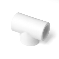 Тройник 75 полипропиленовый PPR белый PRO AQUA PA14020P