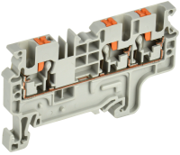 Колодка клеммная CP-MC 3 вывода 2.5мм2 серая IEK YCT22-00-3-K03-002