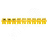 CAB3 Кольцо маркировочное 0.5-1.5мм (N) черное/желтое (300шт) Legrand 038313