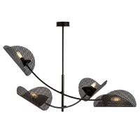 Люстра на штанге IMEX MD.8378-4-P-BK