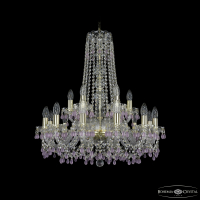 Подвесная люстра Bohemia Ivele Crystal 1410/12+6/240/h-74 G V7010
