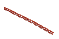 Маркер открытого типа KE 4-6мм2 символ '2' (500шт/упак) IEK UMK-KE3-2