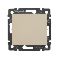 VALENA Переключатель одноклавишный в рамку слоновая кость Legrand/Daccord 774306