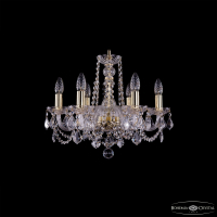 Подвесная люстра Bohemia Ivele Crystal 1402/6/160 G Leafs