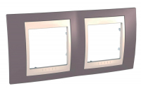 Рамка 2-постовая Schneider Electric Unica Хамелеон MGU6.004.576