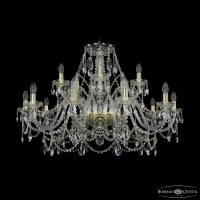 Подвесная люстра Bohemia Ivele Crystal 1411/10+5/360 G
