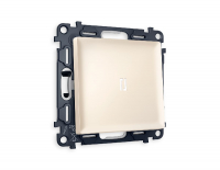 Комплект механизма 1-кл проходного выключателя с подсветкой Ambrella Volt Alfa MA322035