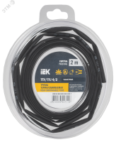Трубка термоусадочная ТТУ нг-LS 4/2 черная (2м/упак) IEK UDR12-004-002-002-K02-T