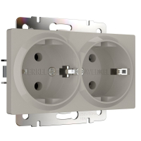 Розетка двойная с заземлением Werkel W1272004 4690389213960 a069774
