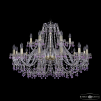 Подвесная люстра Bohemia Ivele Crystal 1410/12+6/360 G V7010