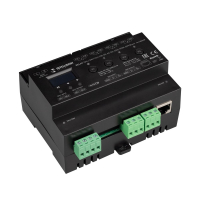 4-канальный релейный модуль Arlight DALI-SWITCH-708-82-4G-D2-DRO-RDM-DIN Black (230V, 4х10A, DMX512) (IARL, IP20 Пластик) 050430