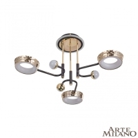 Потолочная люстра Arte Milano Ferrara 273210/6 BK/GD