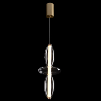 Подвесной светильник Crystal Lux QUASAR SP14W LED TRANSPARENT