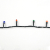 Гирлянда с контроллером 15м 300 миниламп накаливания Разноцветный свет Провод зеленый Uniel UL-00003946