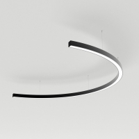 Подвесной светильник Arlight SP-LINE-HANG-ARC-C3535-D1500-53W Day4000 (BLACK, 230V) (Металл) 034035(2)