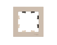 ATLASDESIGN рамка однопостовая, ПЕСОЧНЫЙ Systeme Electric ATN001201