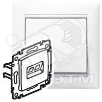 VALENA Розетка компьютерная RJ45х1 в рамку UTP белая Legrand/Daccord 694286