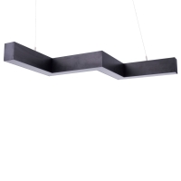 Линейный подвесной светильник Uniel UL-00013519 ULO-K19A 28W/4000K/Z30-120 IP40 BLACK