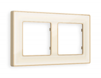 Рамка двухместная Ambrella Volt Arctic AF580342