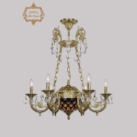 Подвесная люстра Art Classic 31.44.6.KR175SP.250IT.G.Sp.Amber.Blue.1E ArtClassic