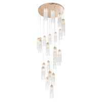 Каскадная люстра Modelux ML.6688.25 GD