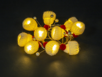 Гирлянда новогодняя светодиодная NGF-D045-02 рождественские шапочки WW Navigator Group 95051 30655