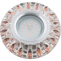 Встраиваемый светильник Fametto DLS-L121 GU5.3 CHROME/CLEAR+BRONZE UL-00000368