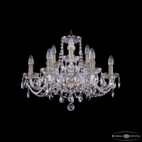 Подвесная люстра Bohemia Ivele Crystal 1402/6+3/195 Pa