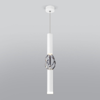 Подвесной светодиодный светильник Eurosvet Lance 50191/1 LED белый/хром