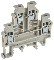 Колодка клеммная CTS-ML 2 ур. 4мм2 серая IEK YCT13-00-2-K03-004