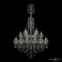 Подвесная люстра Bohemia Ivele Crystal 1415/16+8+4/400/XL-185/2d Ni