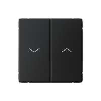 ARTGALLERY 2-клавишный выключатель для жалюзи, 2х сх.4, 10А, механизм, карбон Systeme Electric GAL001019