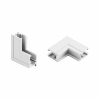 Коннектор угловой для накладного магнитного шинопровода Arlight MAG-MICROCOSM-CON-L90-INT (WH, внутренний) (IP20 Металл) 062723