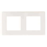 Рамка 2-постовая ЭРА 12 сатин белый 12-5102-01 Б0052509