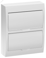 Корпус пластиковый ЩРН-П-24 белая дверь IP41 GENERICA IEK MKP13-N-24-41-K01-G