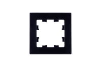 ATLASDESIGN NATURE 1-постовая РАМКА, НАТУРАЛЬНОЕ СТЕКЛО, ЧЕРНЫЙ Systeme Electric ATN361001