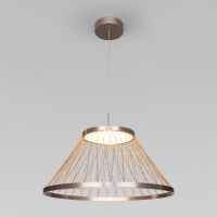 Подвесная люстра Eurosvet Cesta 40017/1 LED коричневый a069288