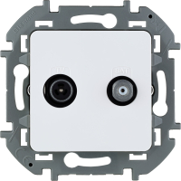 Розетка TV/SAT звезда  INSPIRIA белый Legrand/Daccord 673880