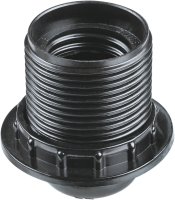 Патрон люстровый Е27 карболитовый с кольцом черный Navigator Group 71610 19439