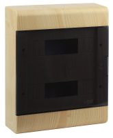 Щит распределительный навесной ЩРн-П-24 сосна дверь светлая основа пластиковый RUVinil 68324-27М