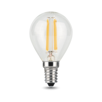 Лампа Filament Шар 7W 550Лм 2700К Е14 LED 1/10/50 GAUSS 105801107