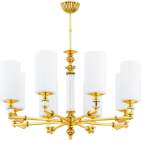 Люстра на штанге Kutek MERANO-SZKLANY KLOSZ MER-ZW-8(Z)